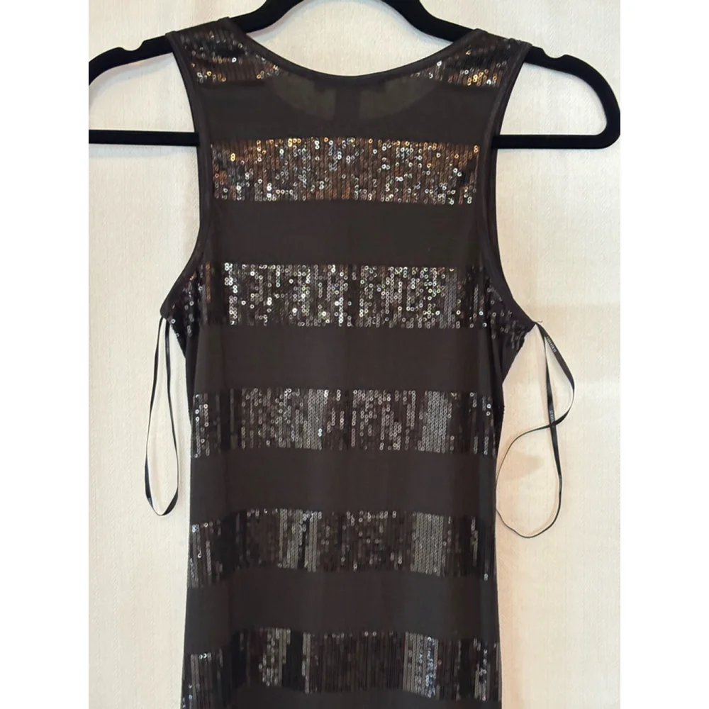 Women's Forever 21 Maxi Dress Size Unspecified Black Sequin - Picture 4 of 4